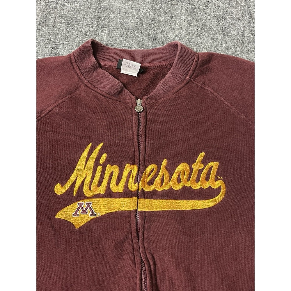 Champion Vintage University Of Minnesota Letterman's Jacket -Women - Maroon/Gold
